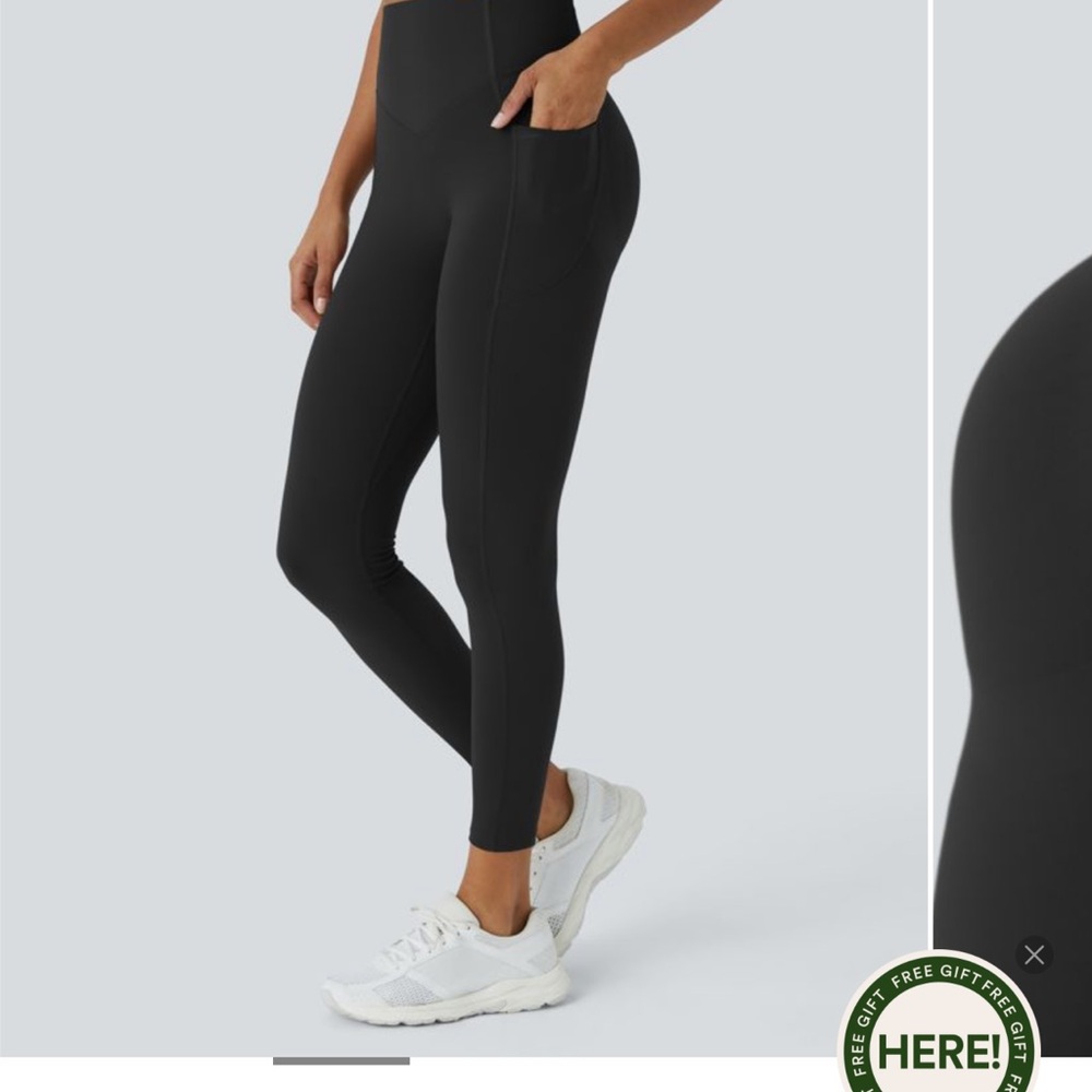 Halara Ultra-Sculpt Black Athleisure Leggings